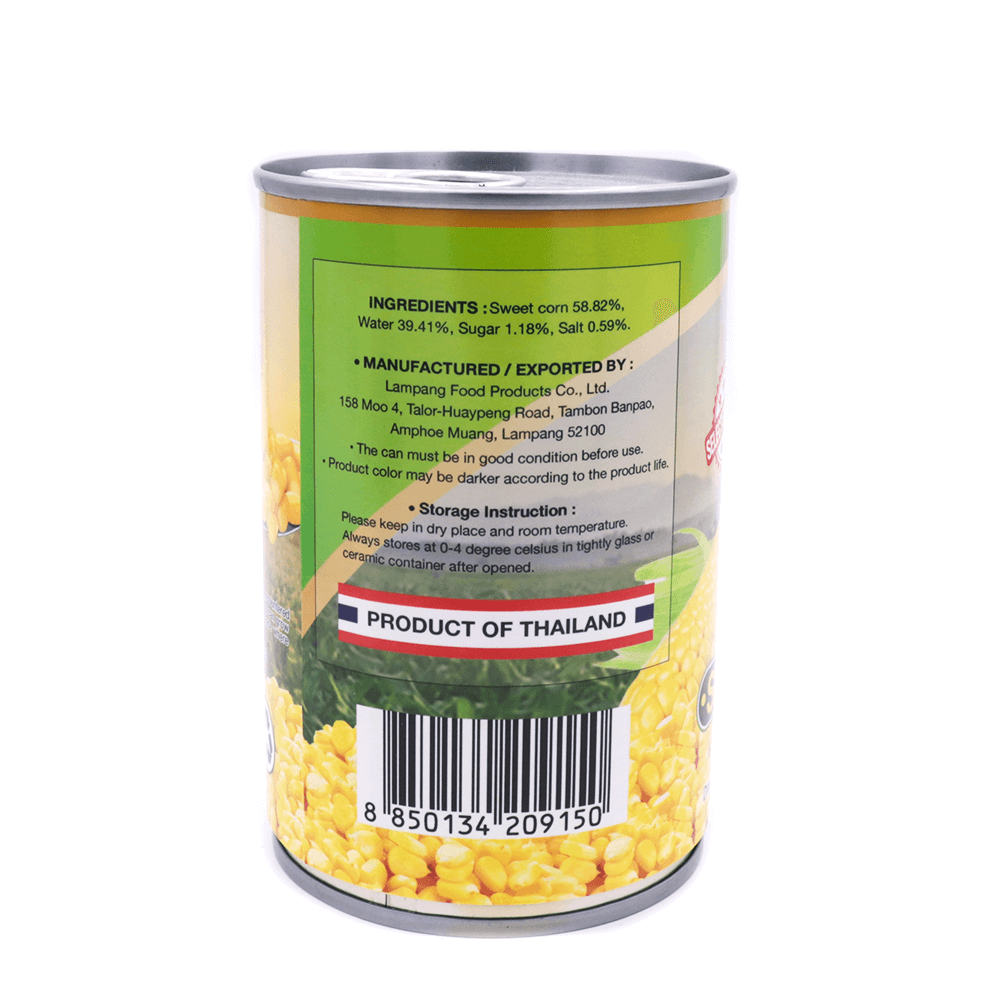 Nutri Verde Whole Kernel Sweet Corn - Family Size (2.5 kg / 5.5 lbs)